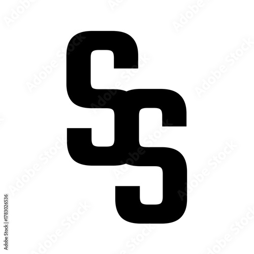 Logo with letter SS