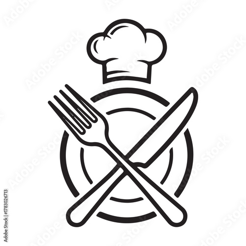 Restaurant icon vector