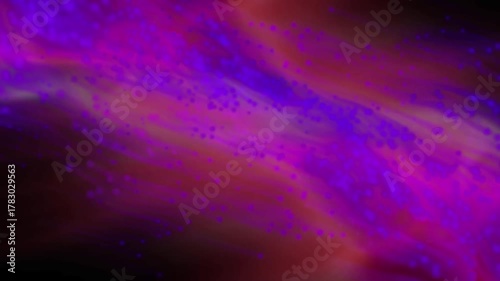 Abstract Macro Photography of Cosmic Dust Clouds with Vibrant Purple and Pink Hues