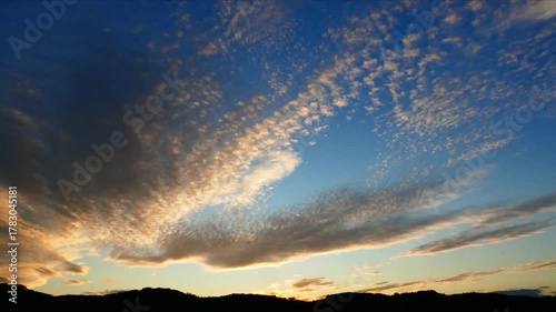 美しい夕暮れの光景