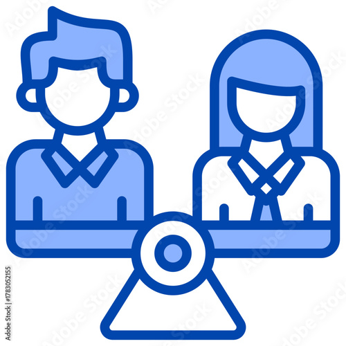 Equal Opportunities Icon Element For Design