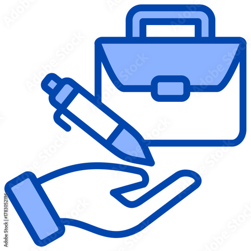 Job Creation Icon Element For Design