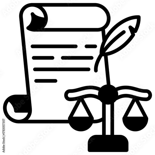 Constitution Icon Element For Design