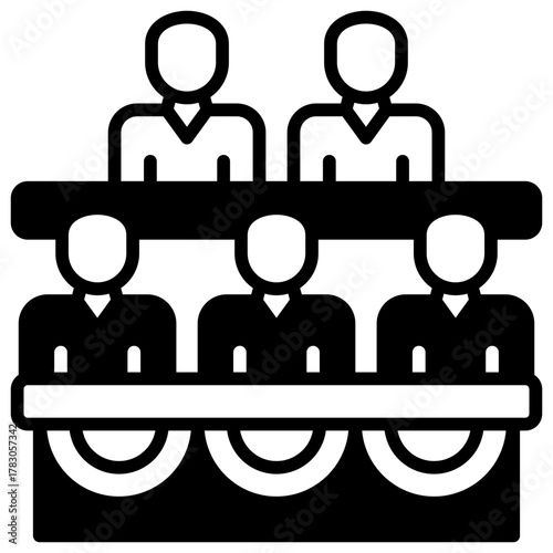 Parliament Icon Element For Design