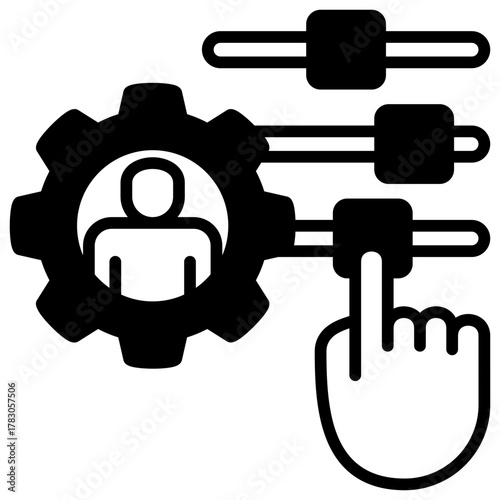 Personalization Icon Element For Design