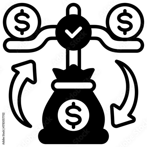 Balance Icon Element For Design