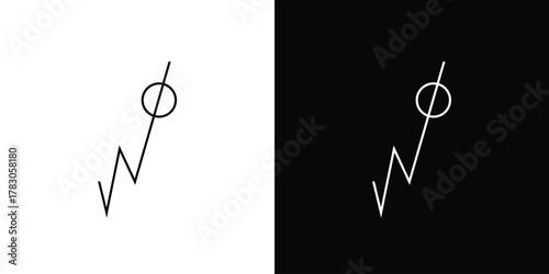 Simple and unique letter WO initials logo design