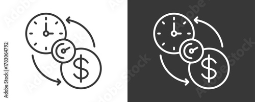Efficiency Icon Set Vector Collection Isolated In Black And White