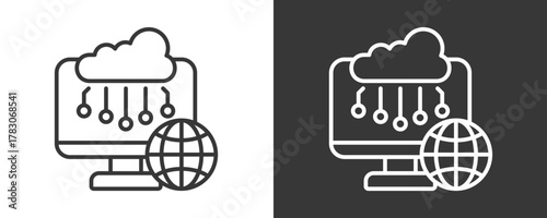 It Icon Set Vector Collection Isolated In Black And White