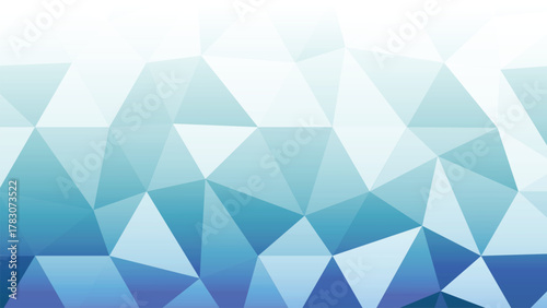 Abstract Geometric Low Poly Background Texture Blue and White Gradient Design Presentation