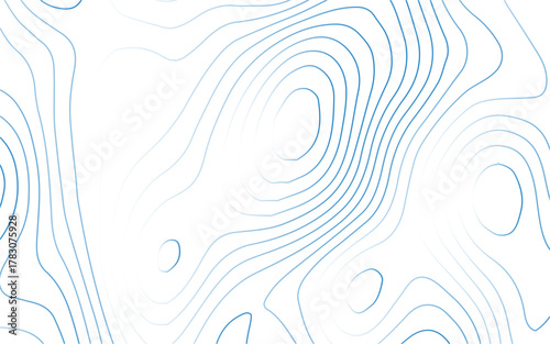 Vector white and blue line luxury organic pattern. Japanese style abstract wave, elegant water, contour, topography, cloud elegant texture. Premium fancy minimal template
