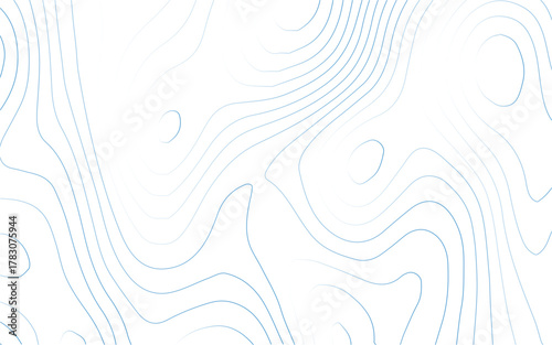 Vector white and blue line luxury organic pattern. Japanese style abstract wave, elegant water, contour, topography, cloud elegant texture. Premium fancy minimal template