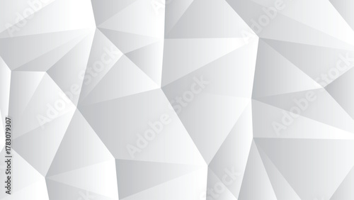 Clean White Gray Abstract Low Poly Background Texture Geometric Modern Business Design