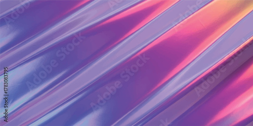 Abstract background with vibrant diagonal purple and pink streaks.