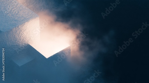 Embrace the beauty of simplicity, choose minimalist abstract wallpaper to highlight the sharp lines and geometric shapes of modernist interior Spaces