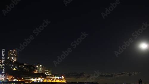港からの夜景