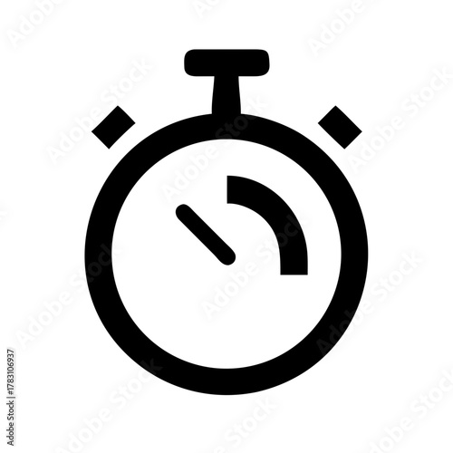 stop watch vector icon