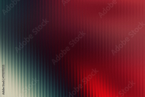 Abstract background with vertical lines and a gradient from green to red and dark burgundy color