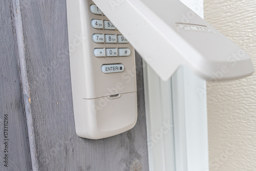 Garage door keypad security lock