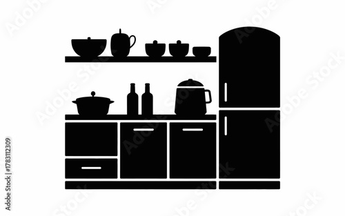 set of kitchen utensils