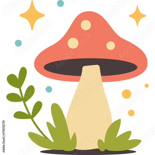Magic Mushrooms Vector