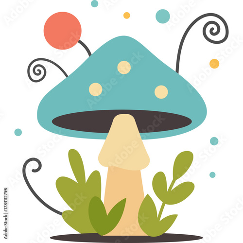 Magic Mushrooms Vector