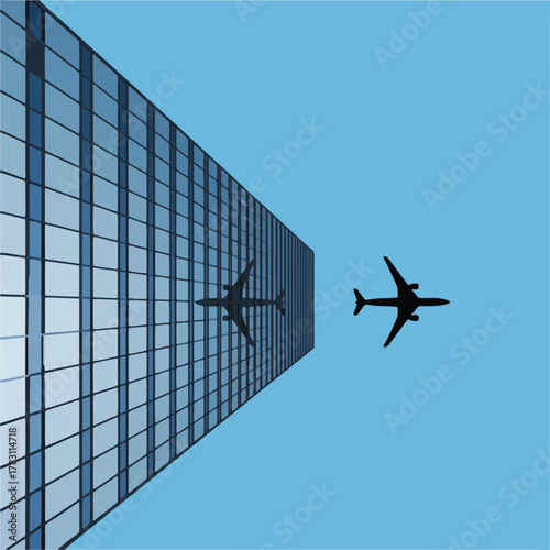 airplane in the airport