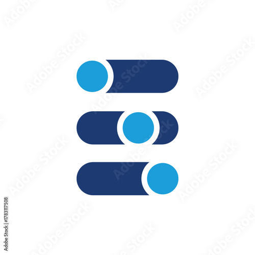 Control Panel colored icon vector design good for web or mobile app