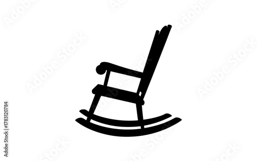 wooden rocking chair