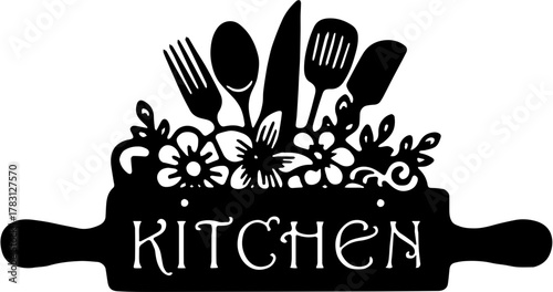 restaurant menu design with cutlery