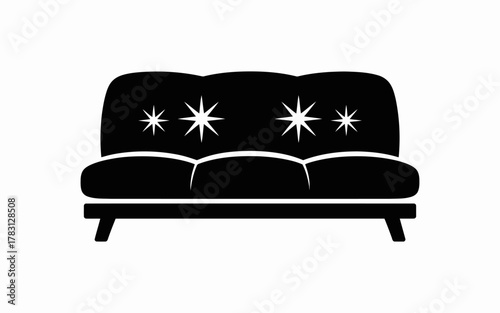 sofa isolated on white