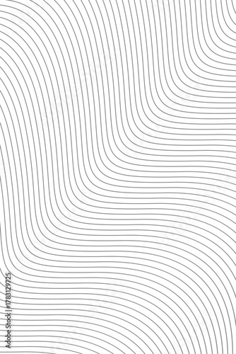 Vector Illustration of the gray pattern of wavy lines abstract waves grid background design eps 10