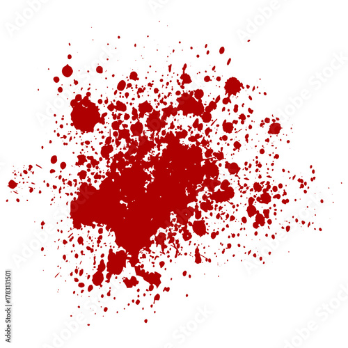 Blood Splatter Splash Stain Illustration