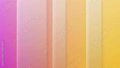 Gradient color stripes transitioning from pink to yellow softly