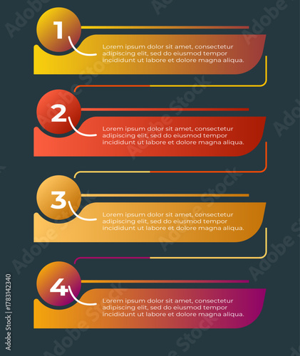 infographic illustrations used for presentations