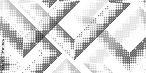 Geometric diagonal oblique vector curve gradient black and white graphic stripe line. Repeated fine diagonal lines Thin slash line stripes diagonal vector elegant background.	