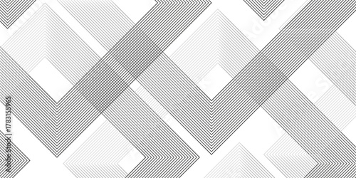 Geometric diagonal oblique vector curve gradient black and white graphic stripe line. Repeated fine diagonal lines Thin slash line stripes diagonal vector elegant background.	