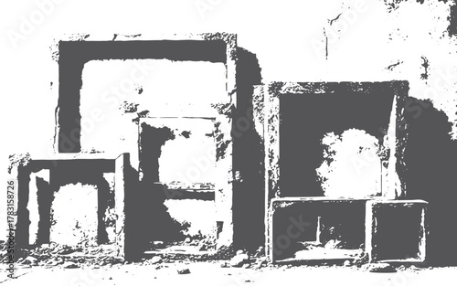 Vintage Grunge Paper Texture pack Distressed folded cracked overlay.grunge background with grunge frame