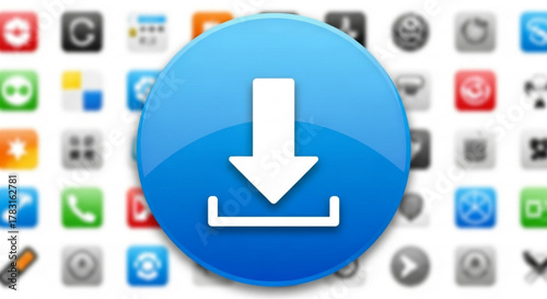 Download app icon vector graphic free download button symbol interface design element application icons