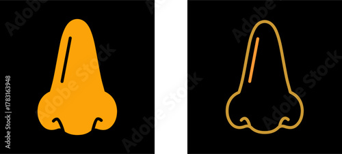 Nose Vector Icon