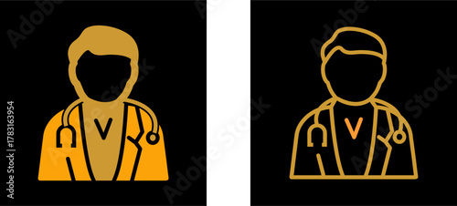 Male Doctor Vector Icon