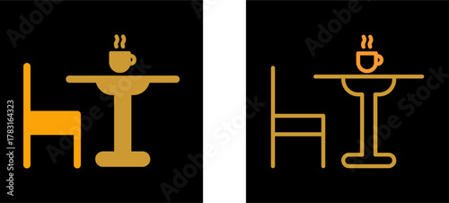 Tea Table Vector Icon