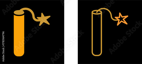 Single Dynamite Vector Icon