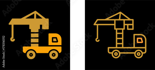 Lifter Crane Vector Icon
