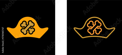Pirate Hat II Vector Icon