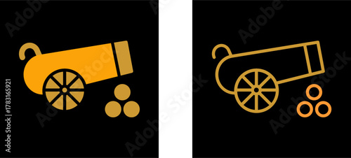 Cannon Balls Vector Icon