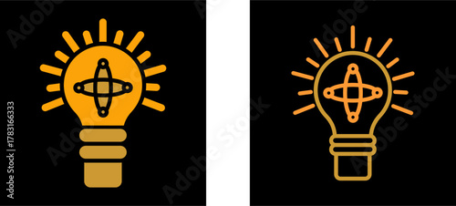 Light Bulb Vector Icon