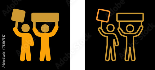 Protester Vector Icon