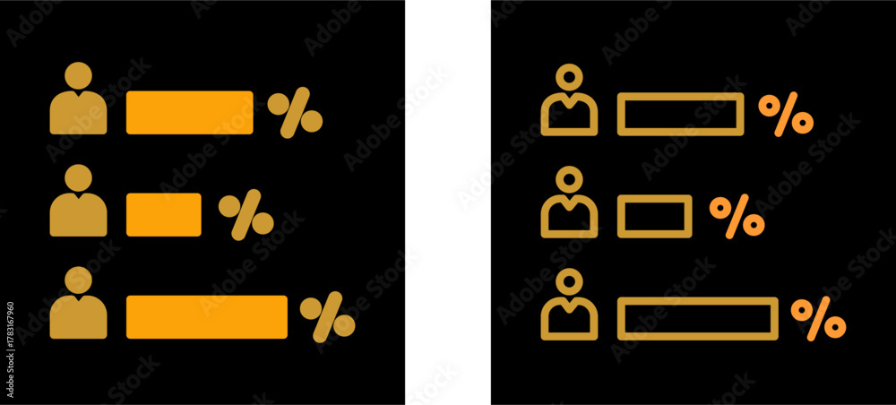 Obraz premium Voting Result Vector Icon