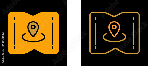 Map and Location Vector Icon